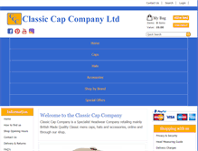 Tablet Screenshot of classic-caps.co.uk